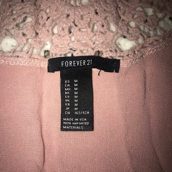 FOREVER 21 Crochet Detail Tank - Picture 3 of 4
